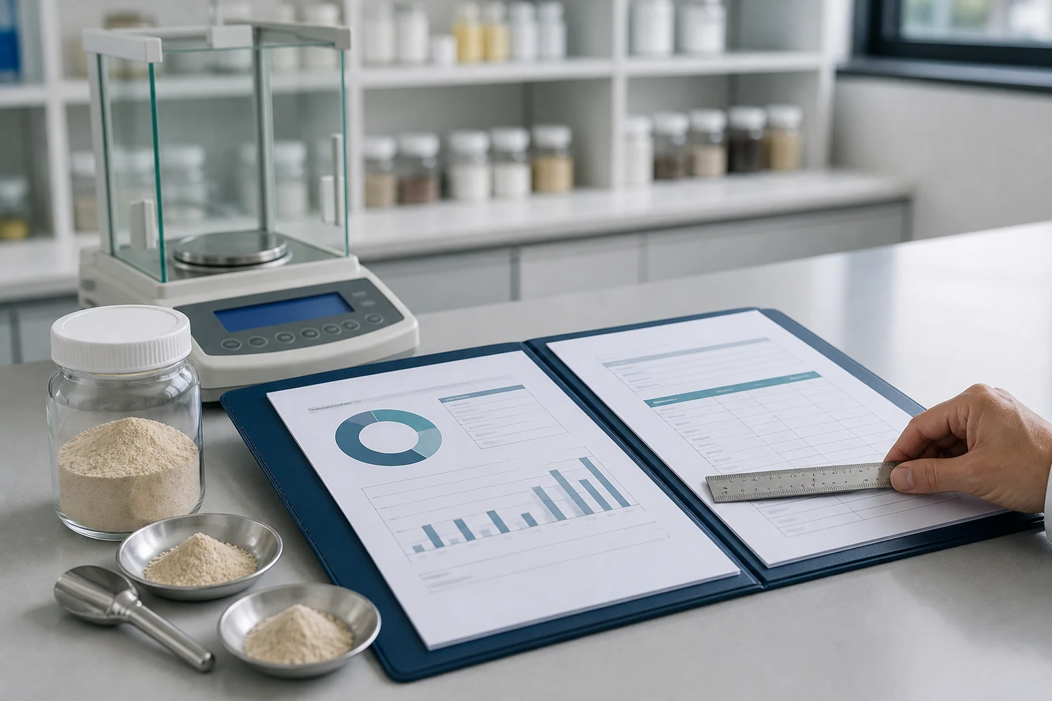 Ingredient specification and sample verification
