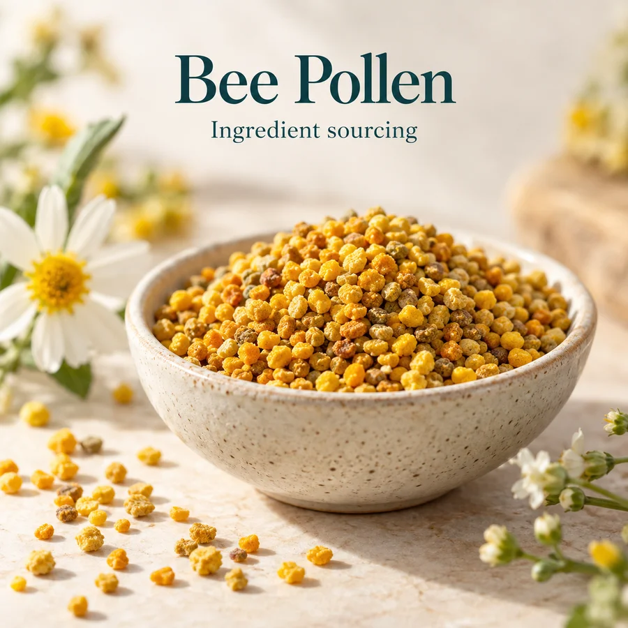 Bee Pollen ingredient identity marketing presentation