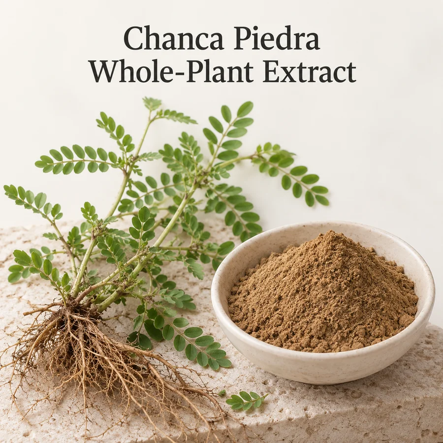 Chanca Piedra Whole-Plant Extract ingredient-form marketing presentation