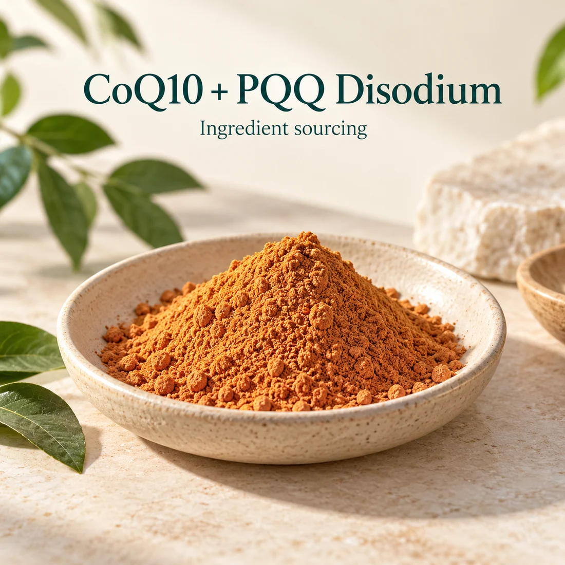 CoQ10–PQQ Disodium Powder Blend ingredient sourcing