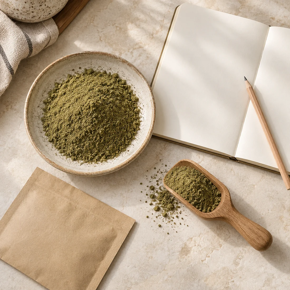 Damiana leaf powder purchasing-planning context