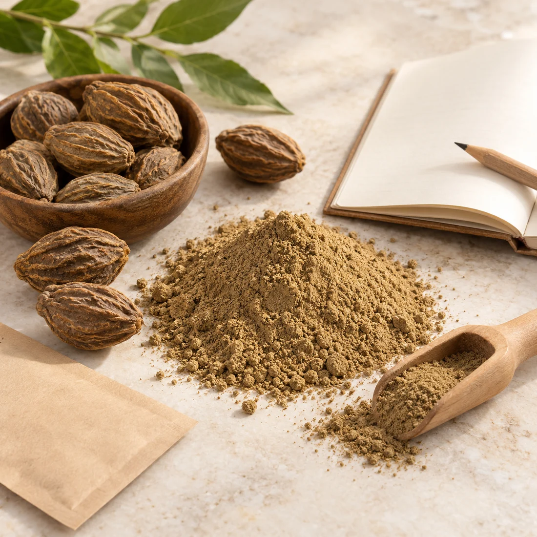 Haritaki fruit extract purchasing-planning context