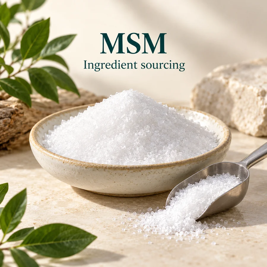 MSM ingredient identity marketing presentation