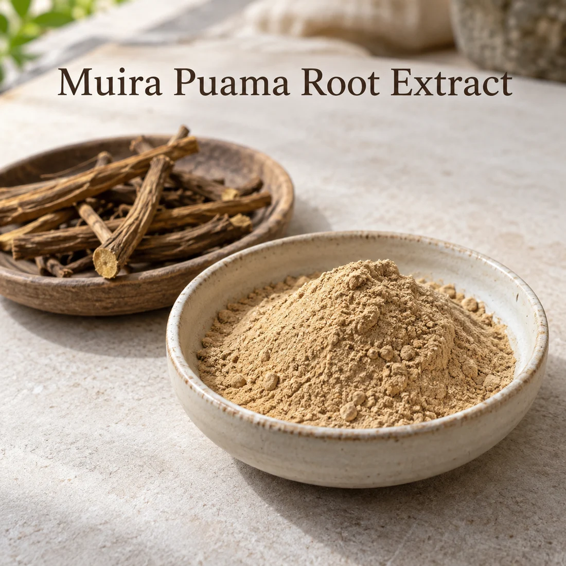 Muira Puama Root Extract ingredient sourcing