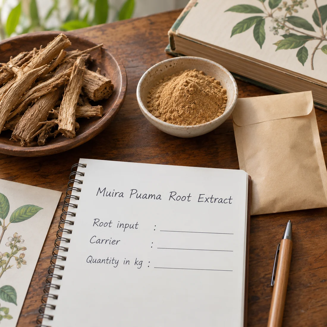 Muira Puama Root Extract ingredient sourcing