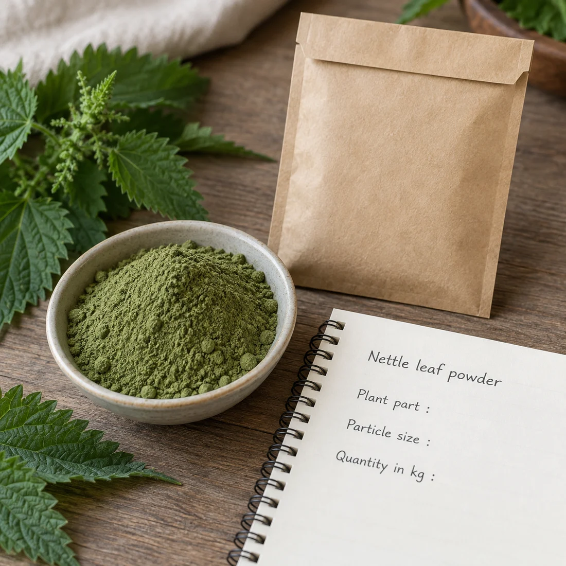 Nettle Leaf Powder ingredient sourcing