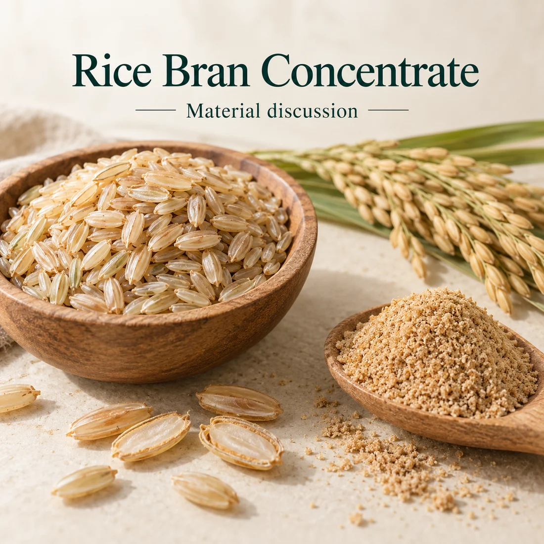 Rice Bran Concentrate source and formulation context