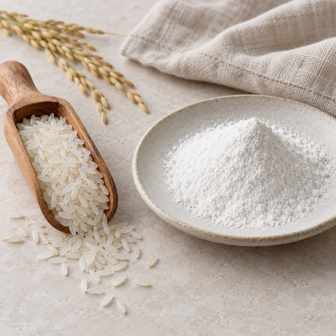 Rice Flour ingredient form and source context