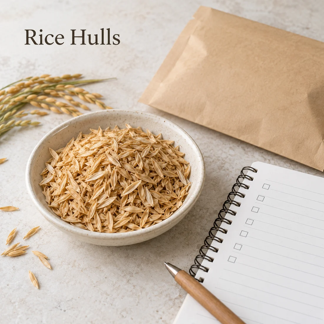 Rice Hulls kg-based procurement planning
