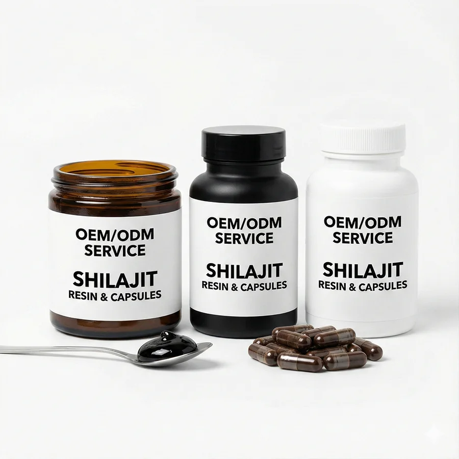 Shilajit resin with packaging and capsule-application discussion context