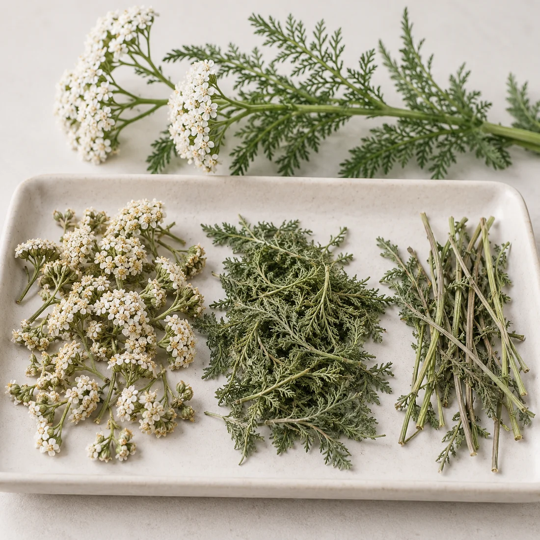 Yarrow Aerial Parts ingredient form and source context