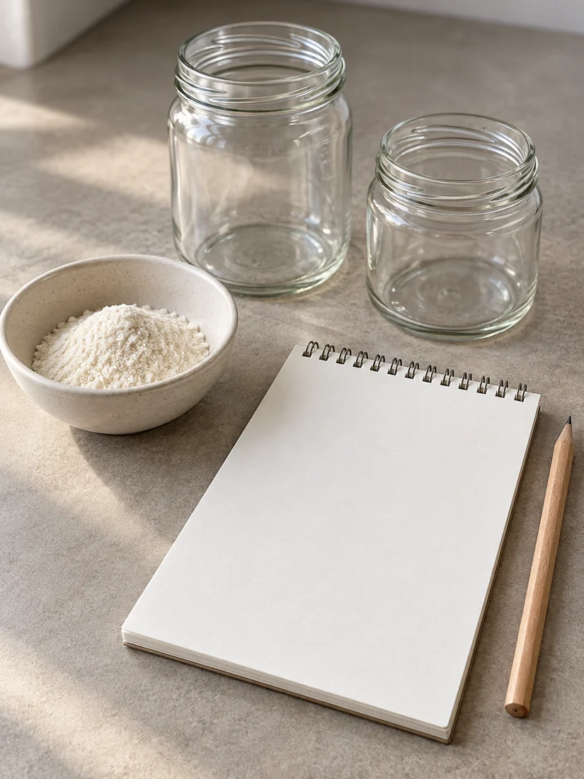 Three-culture blend sample and purchasing brief