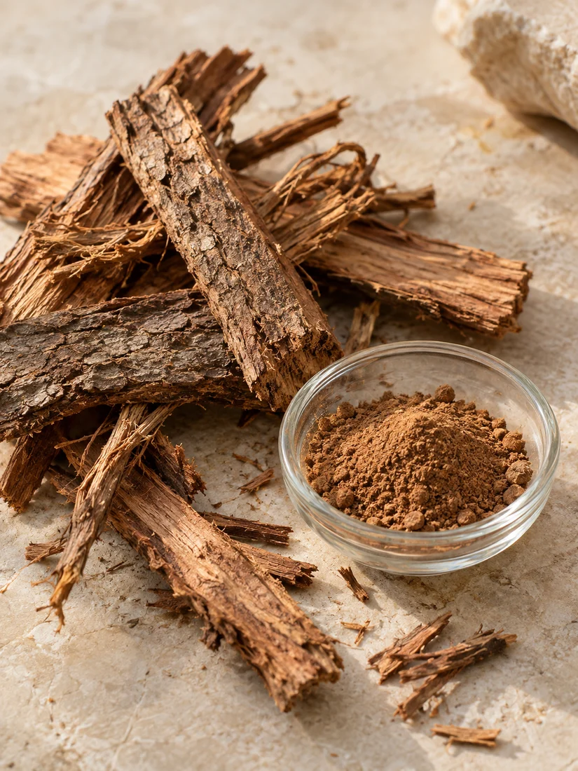 Cat's claw bark-derived ingredient sourcing concept