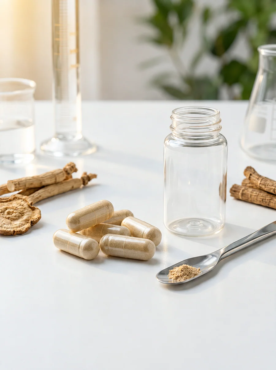 Root blend powder and formulation-handling concept