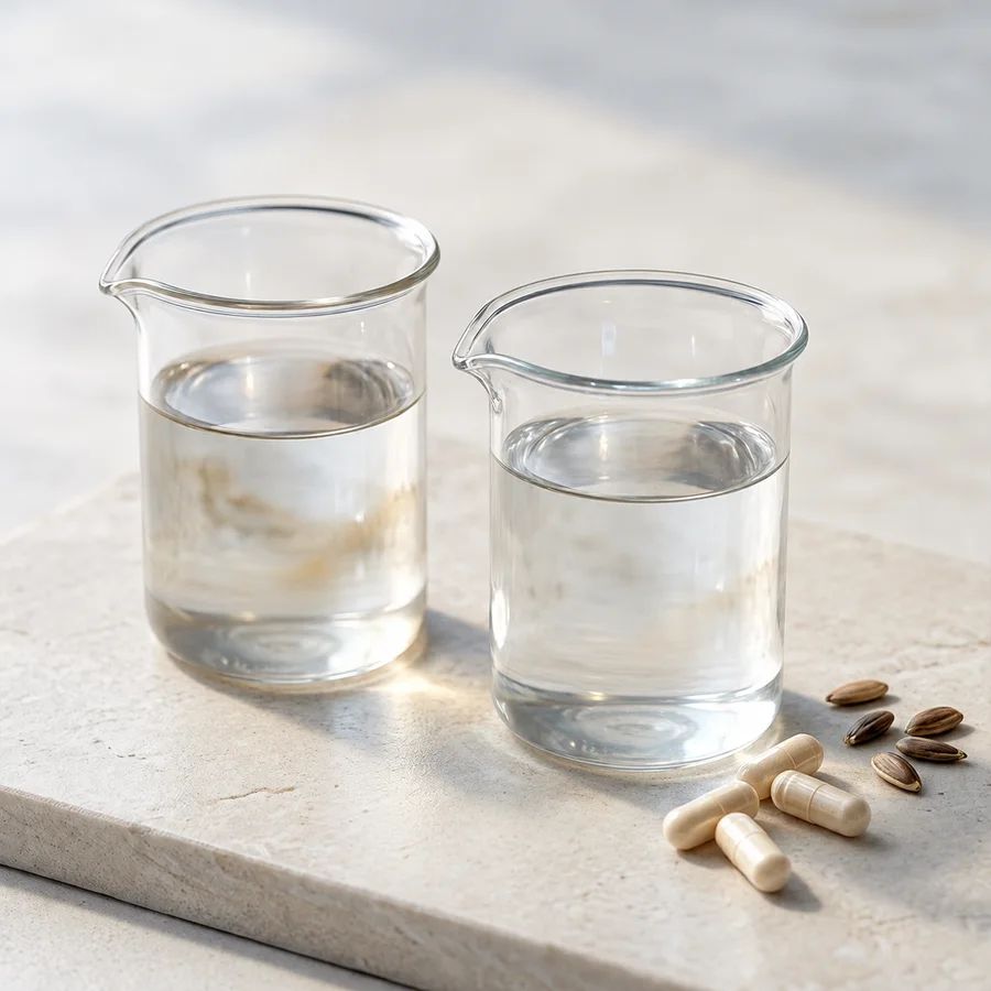 Sample-handling and formulation discussion for the three-input blend