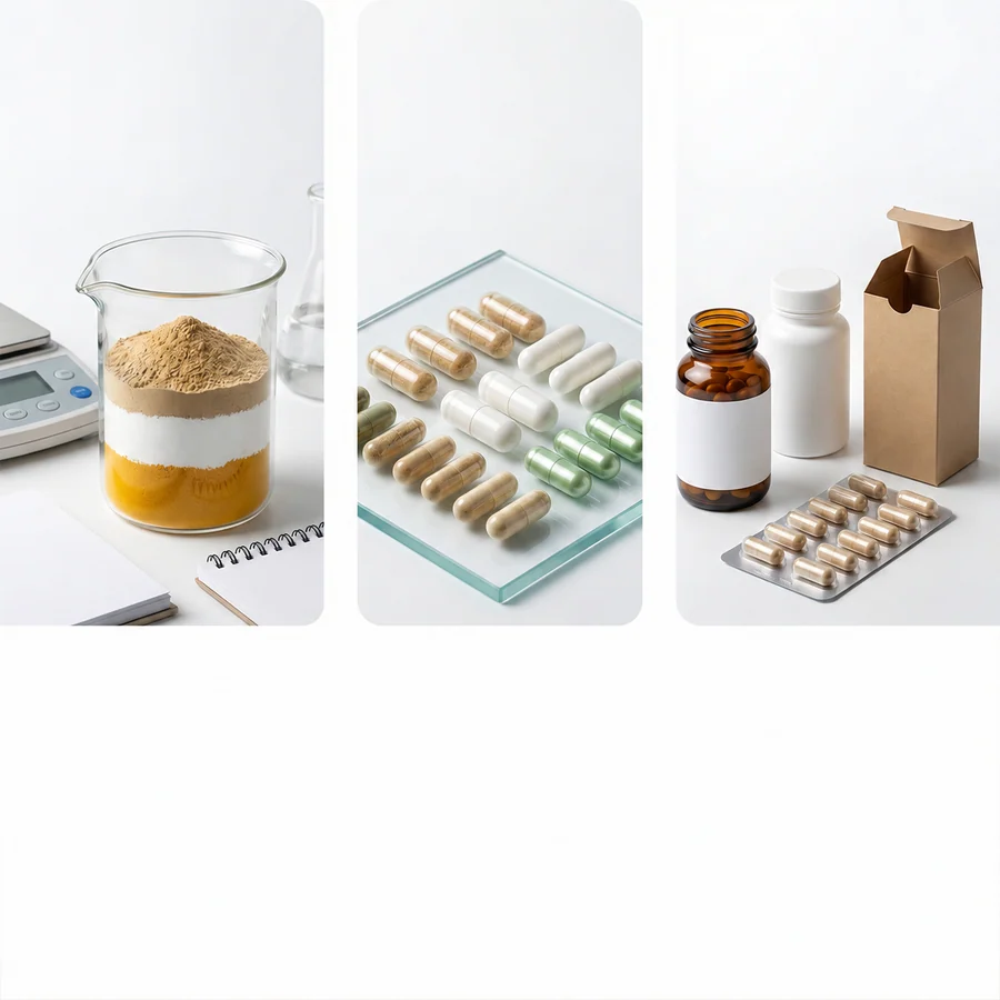 Milk Thistle Seed Extract–L-Ergothioneine Blend physical presentation discussion