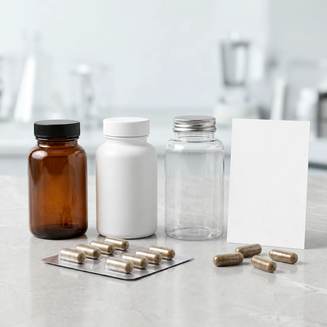 Packaging and project-brief planning for a Triphala extract blend