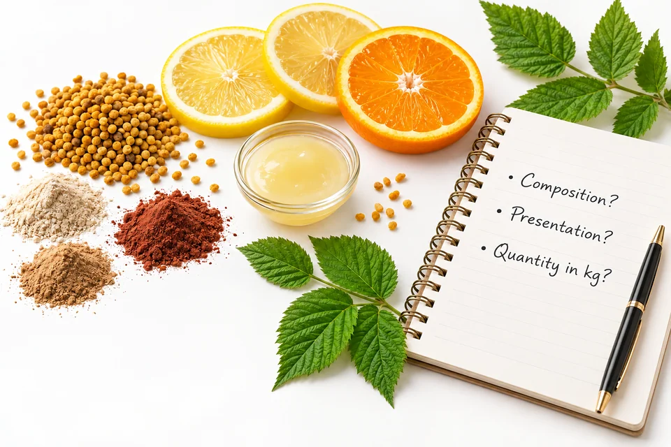 Citrus Bioflavonoid–Pollen–Royal Jelly Ingredient Blend purchasing discussion