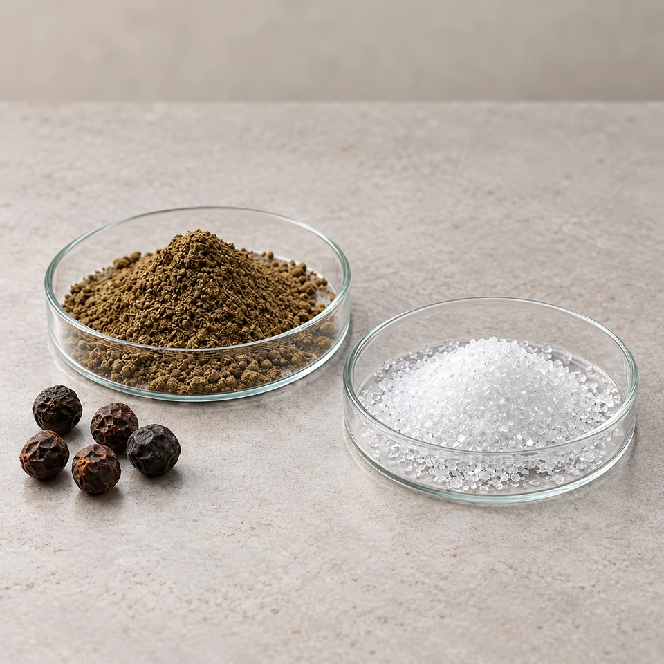 Saw Palmetto Berry Powder–Zinc Picolinate Blend ingredient input textures
