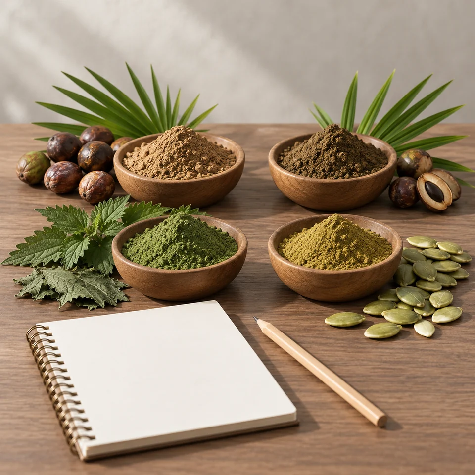 Saw Palmetto Powder–Extract–Nettle Leaf–Pumpkin Blend purchasing brief context