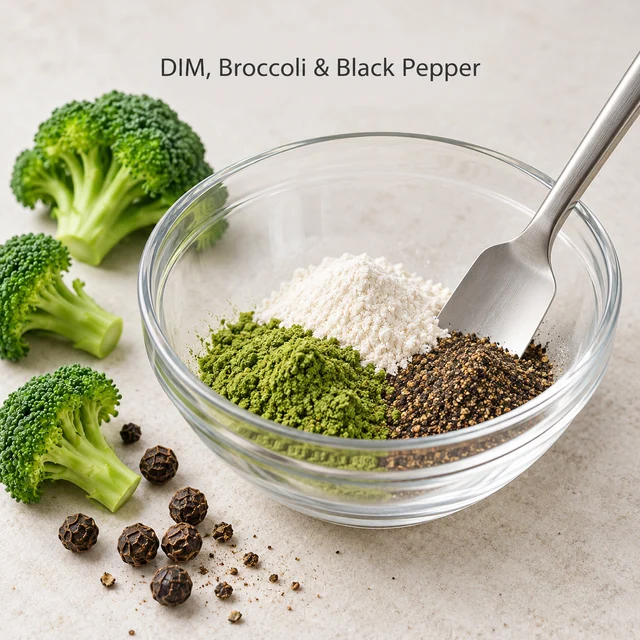 DIM–Broccoli–Black Pepper Ingredient Blend — formulation context