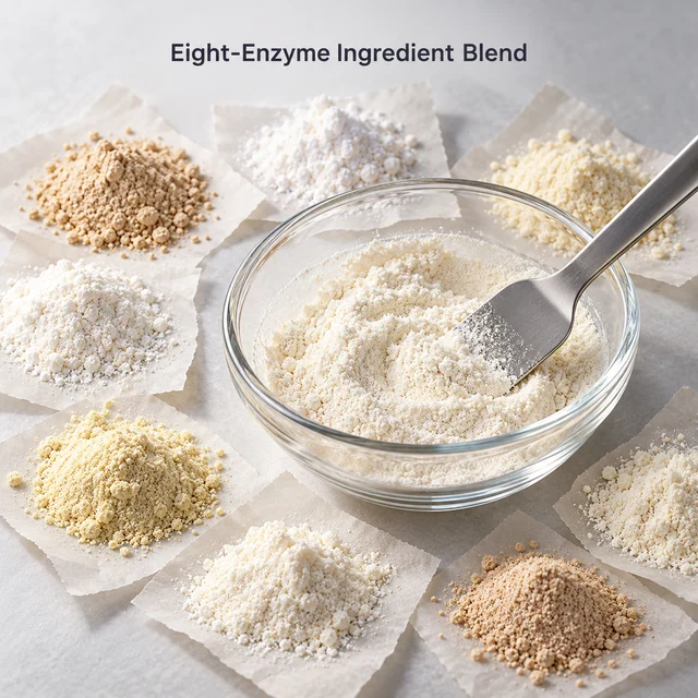 Eight-Enzyme Ingredient Blend — formulation context
