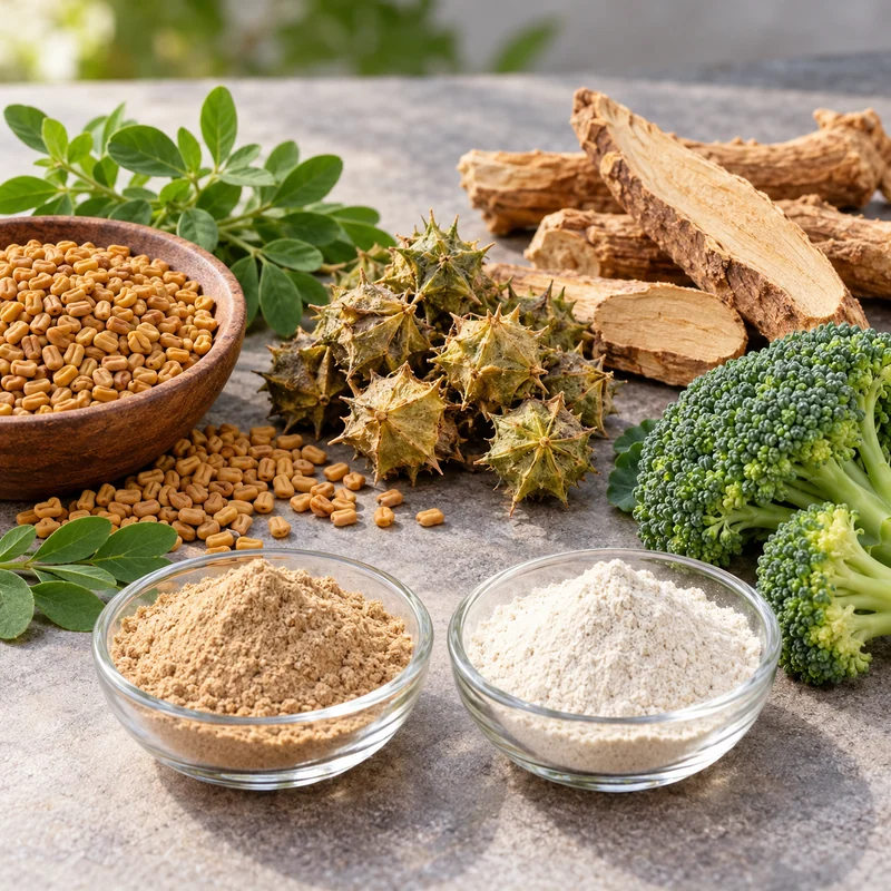 Named ingredient input discussion for Fenugreek–Tribulus–Tongkat–Mineral Blend