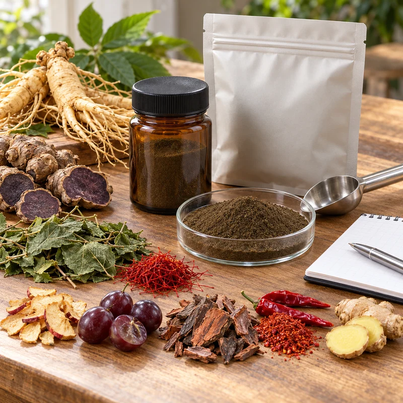 Sample and purchasing discussion for Ginseng–Black Ginger–Polyphenol Botanical Blend