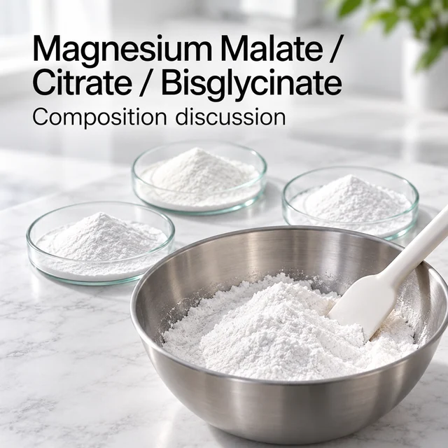 Magnesium Malate–Citrate–Bisglycinate Blend — formulation context