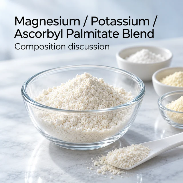 Magnesium–Potassium–Ascorbyl Palmitate Blend — formulation context