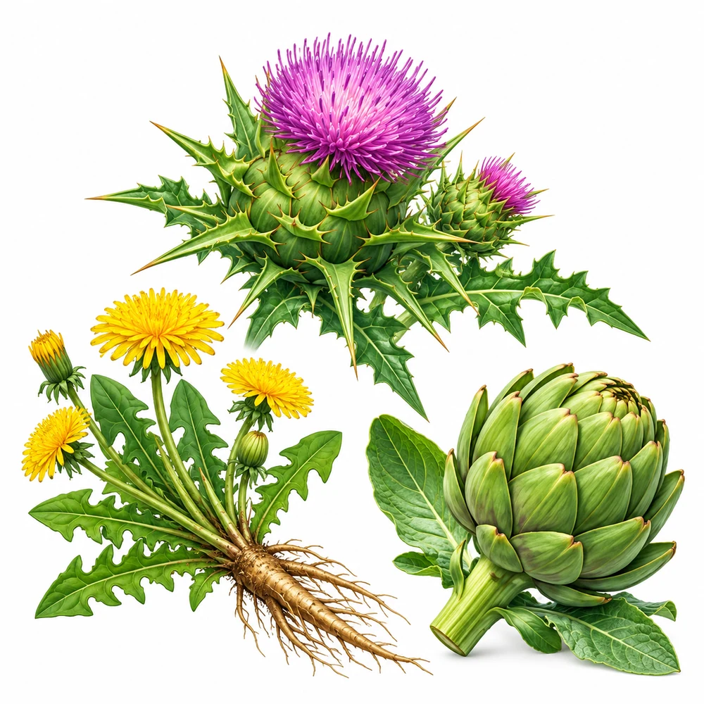 Milk Thistle–NAC–Choline–Botanical Blend - source-ingredient marketing context