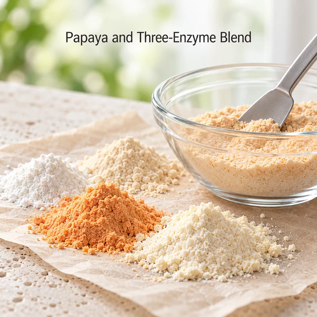 Papaya Fruit Powder with Papain, Amylase and Protease — formulation context