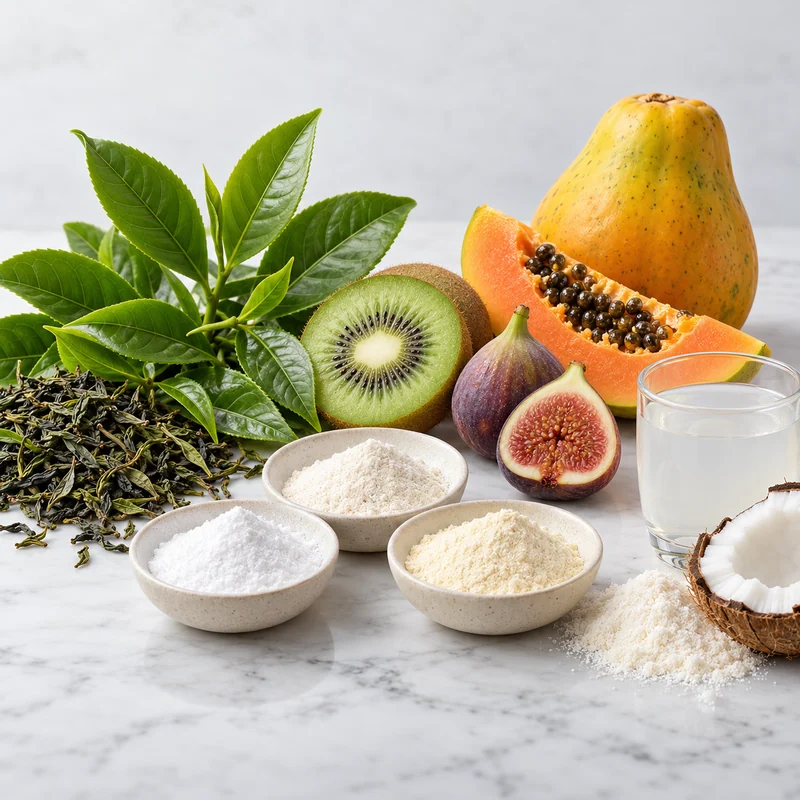 Named ingredient input discussion for Tea–Fruit–Culture–Multinutrient Blend