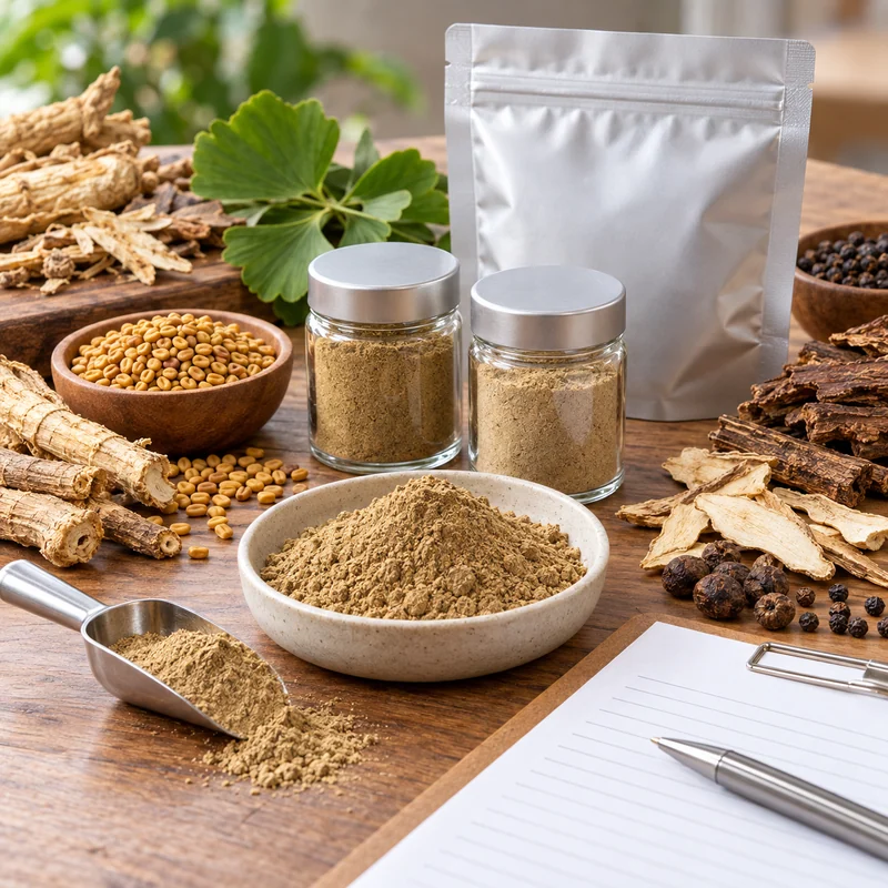 Sample and purchasing discussion for Tongkat–Fenugreek–Botanical Powder and Extract Blend