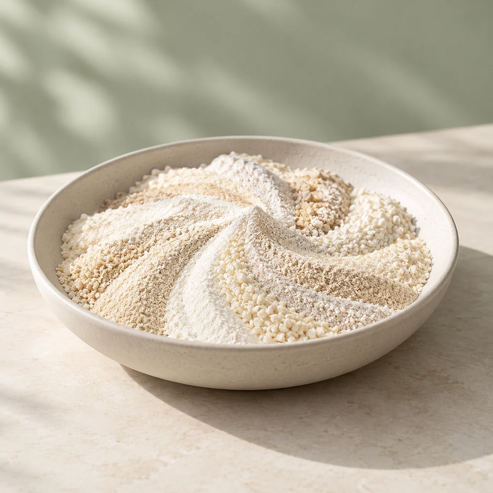 Eleven-Enzyme Preparation Blend ingredient composition concept