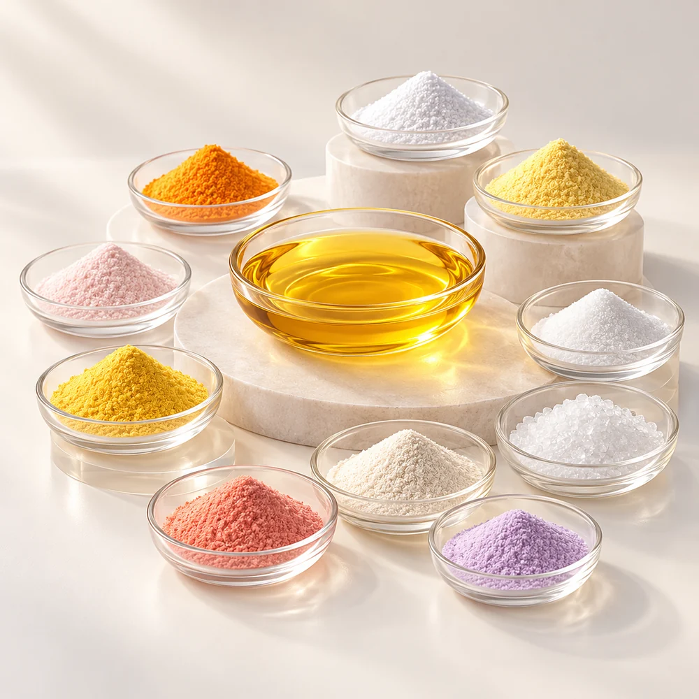 Fish Oil–Vitamin–Mineral Ingredient Blend ingredient composition concept