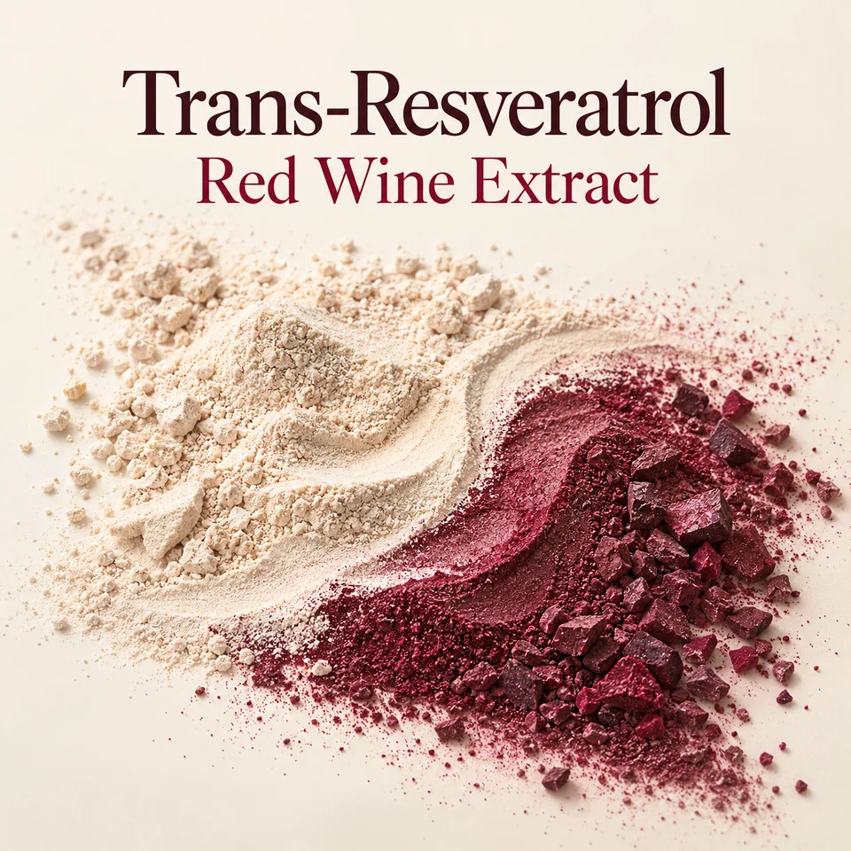 Trans-Resveratrol–Red Wine Extract Blend — ingredient composition concept