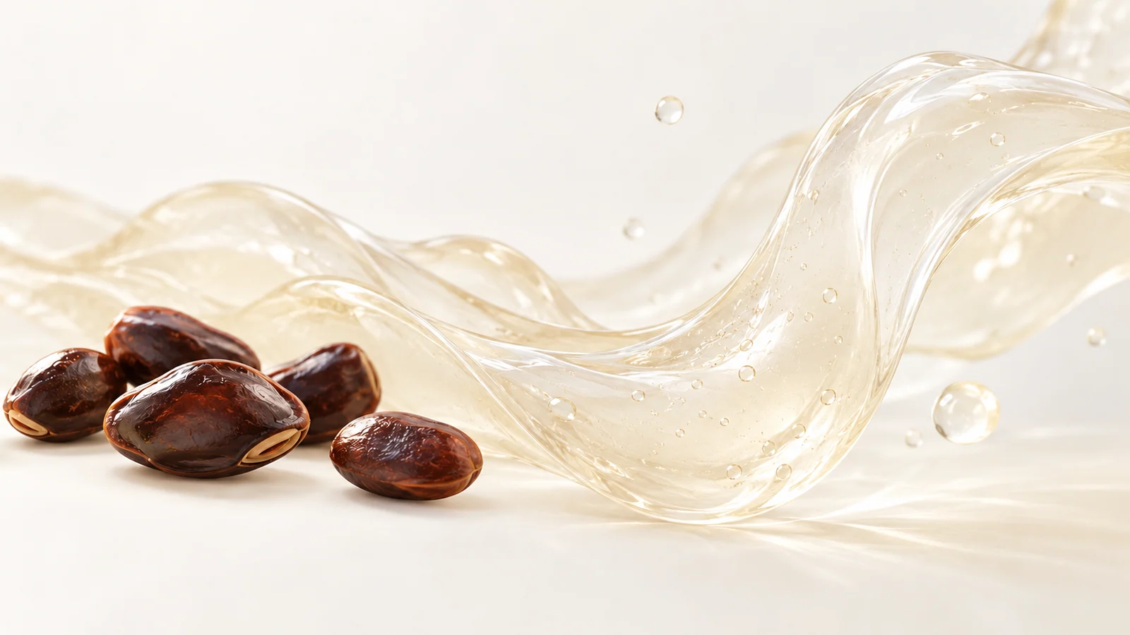 Tamarind seed polysaccharide sourcing concept with seed-inspired botanical forms
