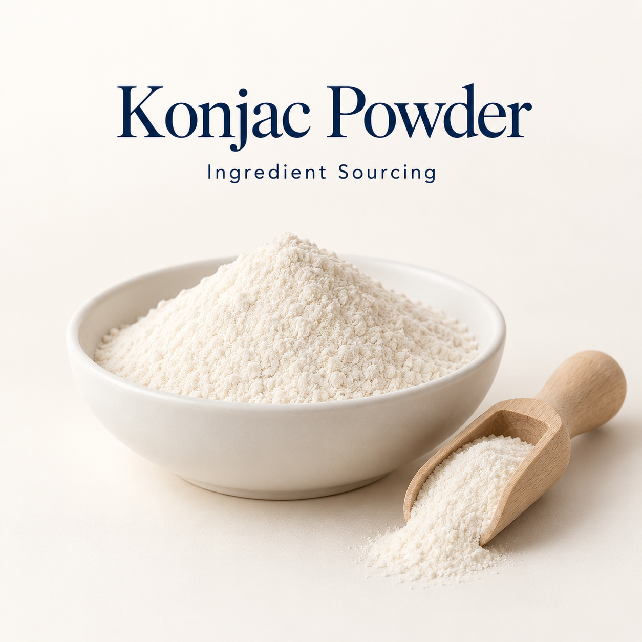 Konjac Powder ingredient sourcing visual