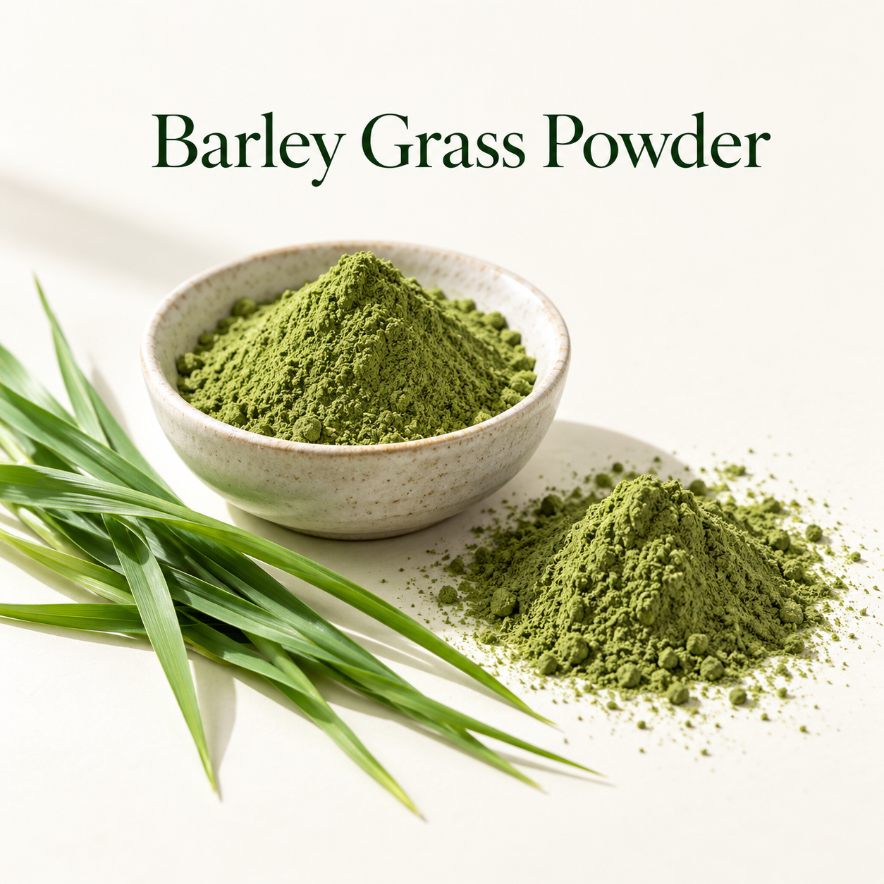 Barley Grass Powder ingredient sourcing visual