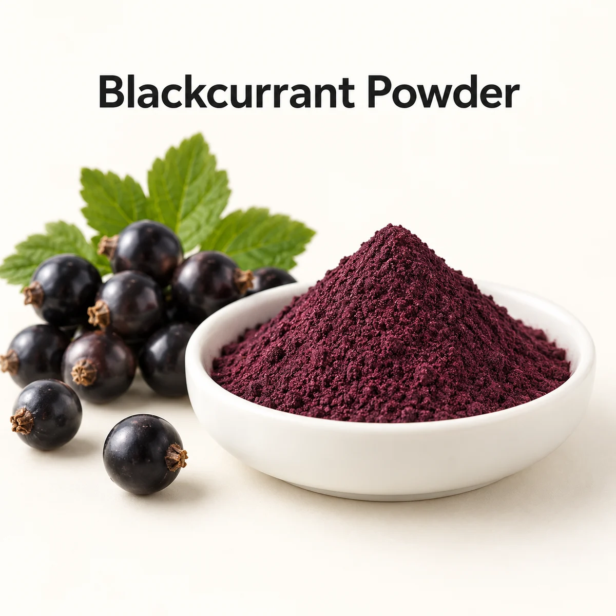 Blackcurrant Powder ingredient sourcing visual