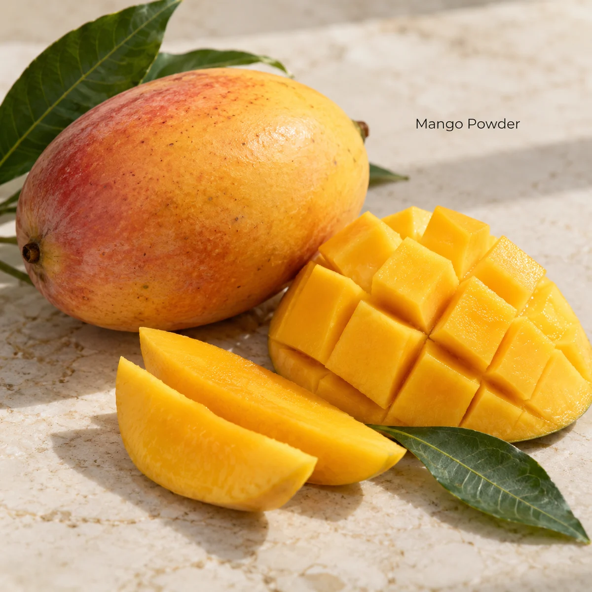 Mango Powder fruit sourcing concept