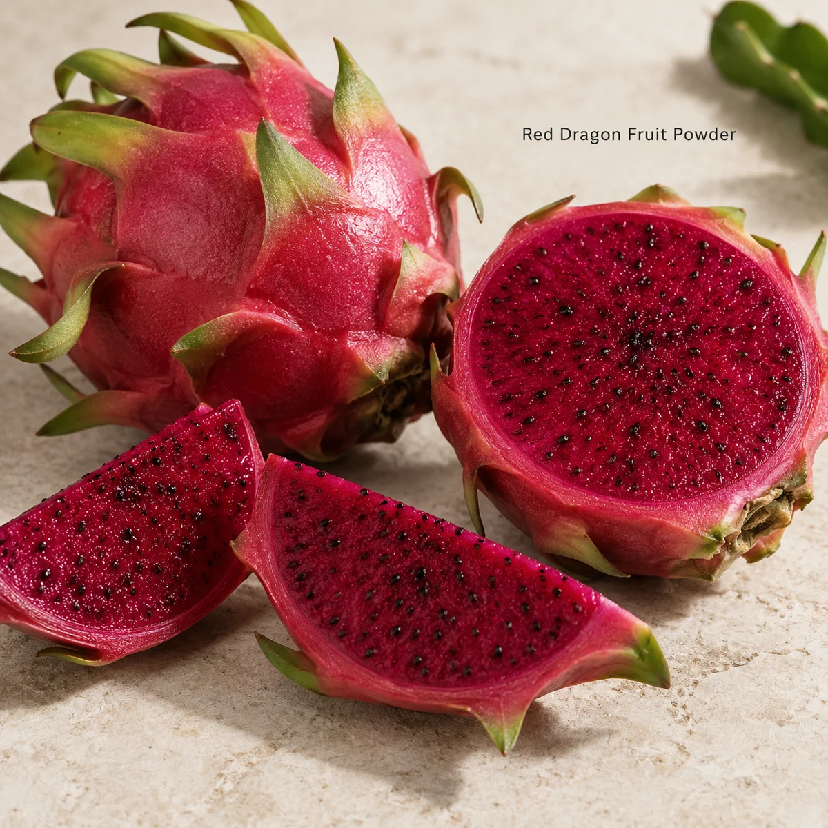 Red Dragon Fruit Powder botanical sourcing concept