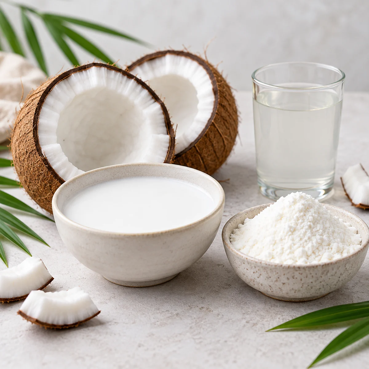 Coconut Milk Powder ingredient sourcing visual