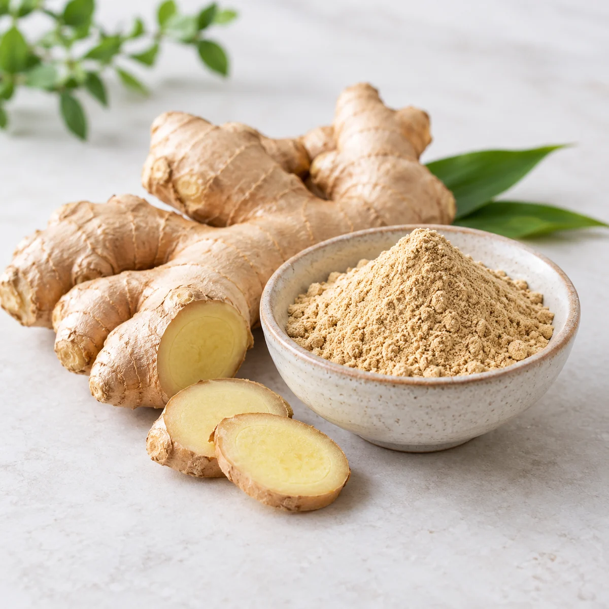 Ginger Powder ingredient sourcing visual