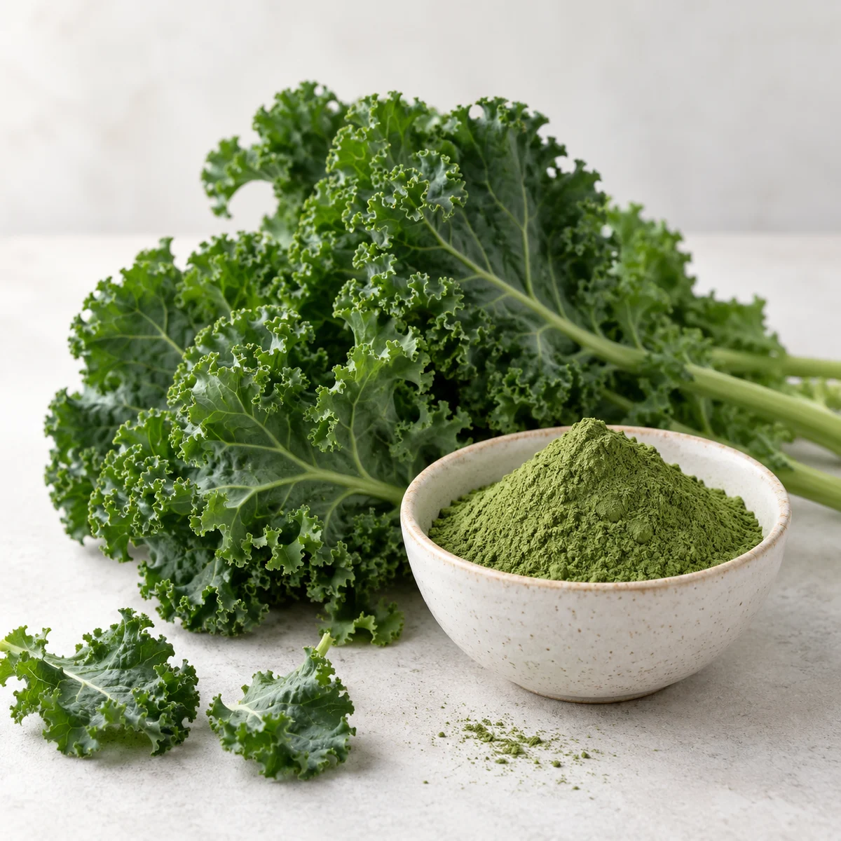 Kale Powder ingredient sourcing visual