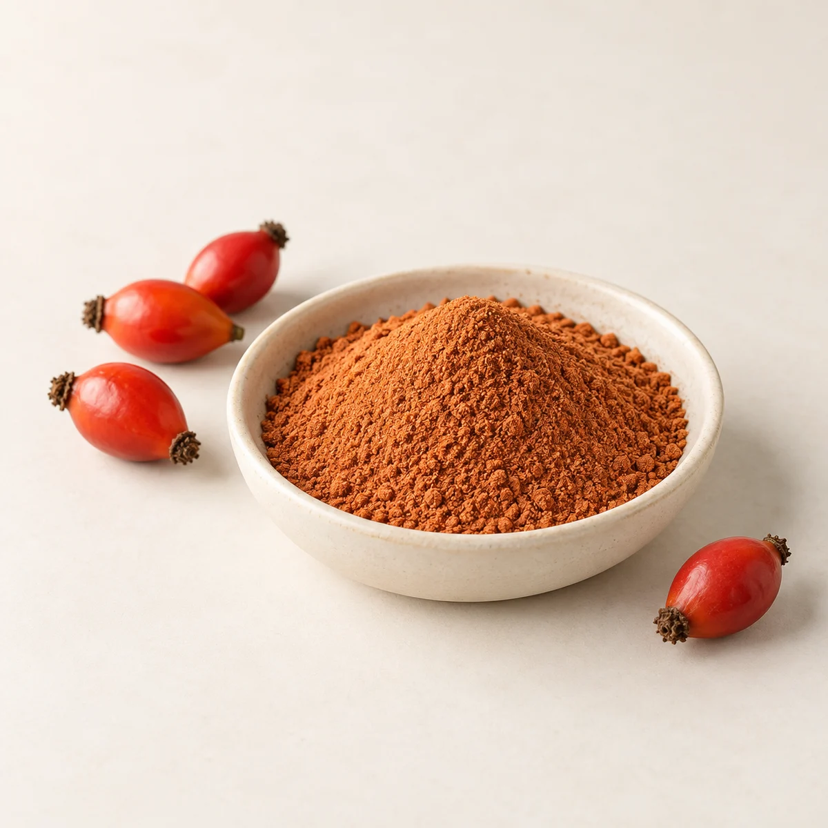 Rosehip Powder ingredient sourcing visual