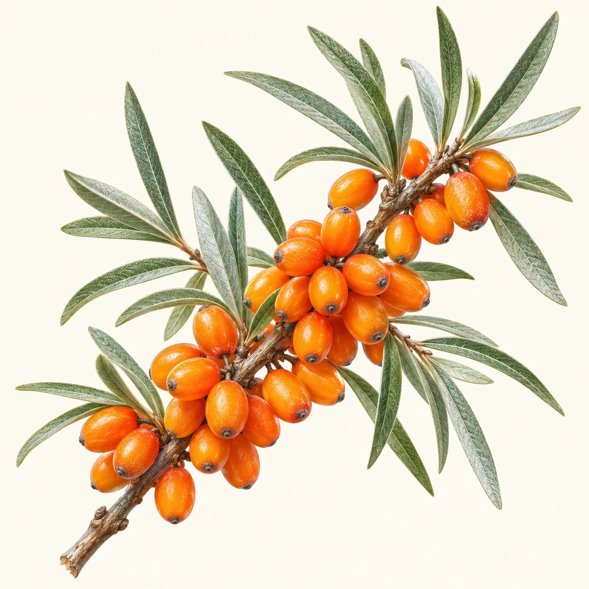 Sea Buckthorn Fruit Powder botanical source detail