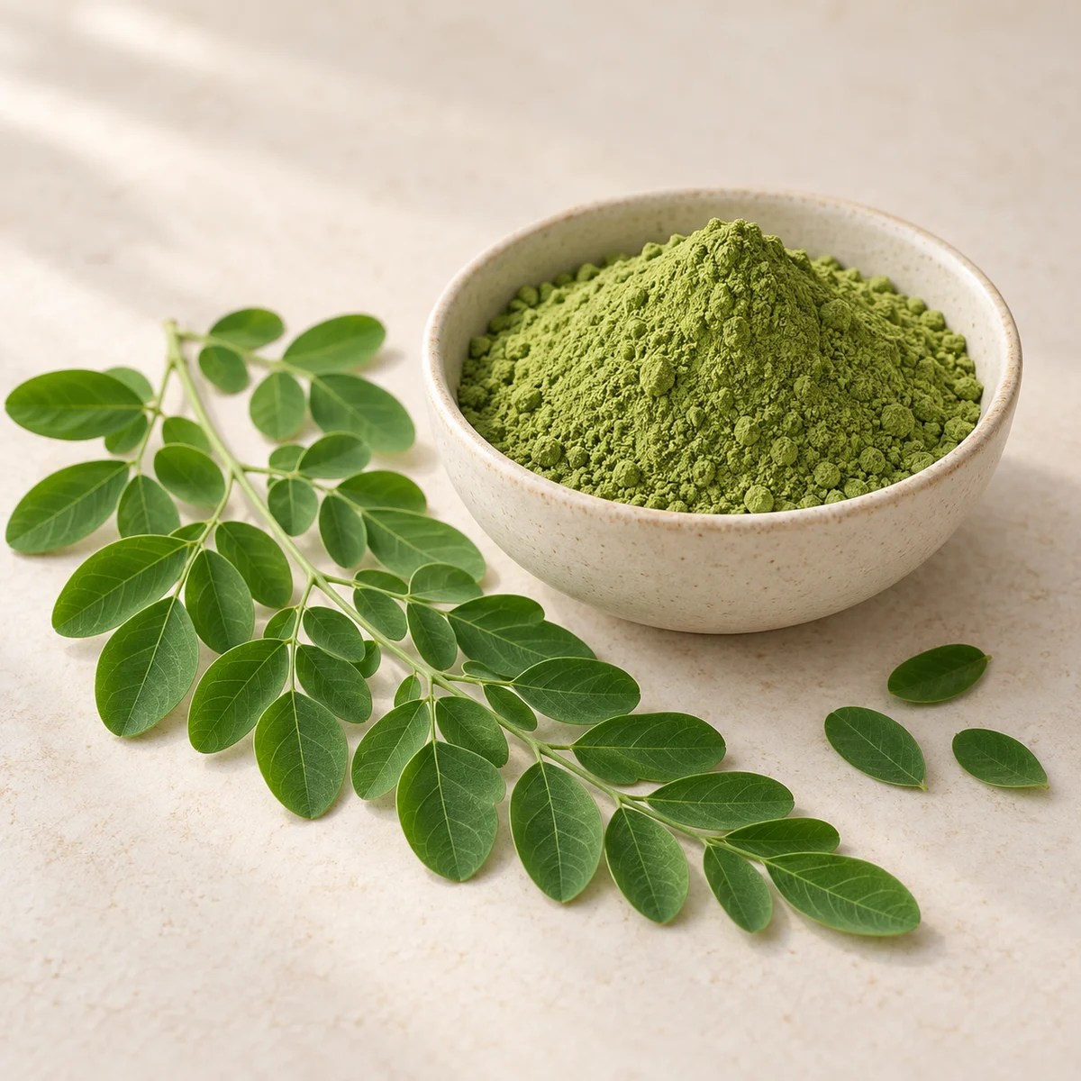 Moringa Leaf Powder ingredient sourcing visual