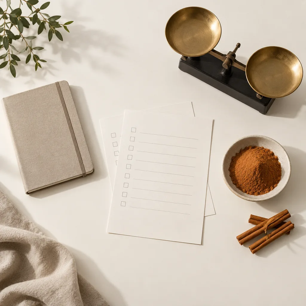 Cinnamon Powder kilogram purchasing planning concept